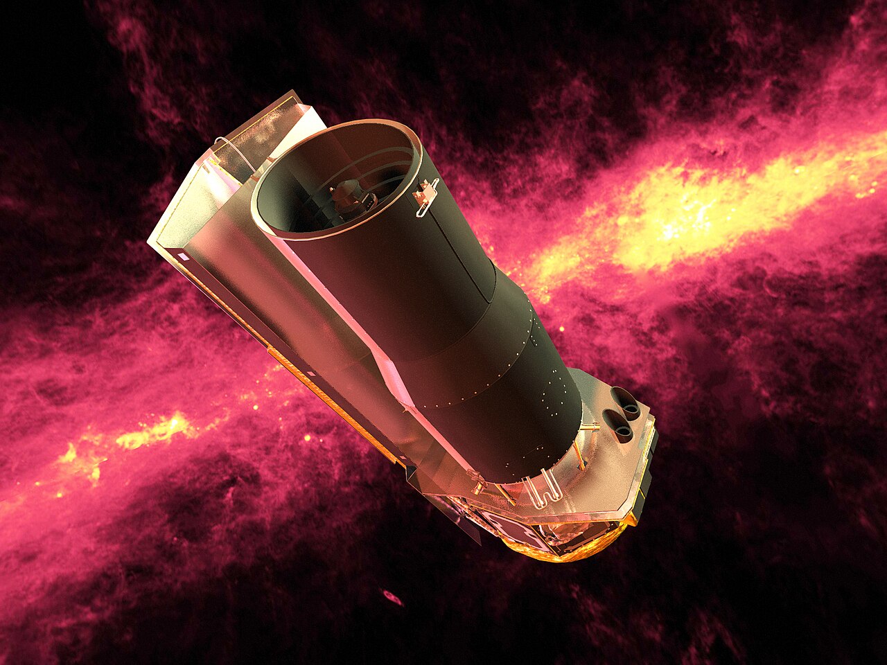 telescope space (foto: NASA/JPL-Caltech / Public domain, Wikimedia Commons)
