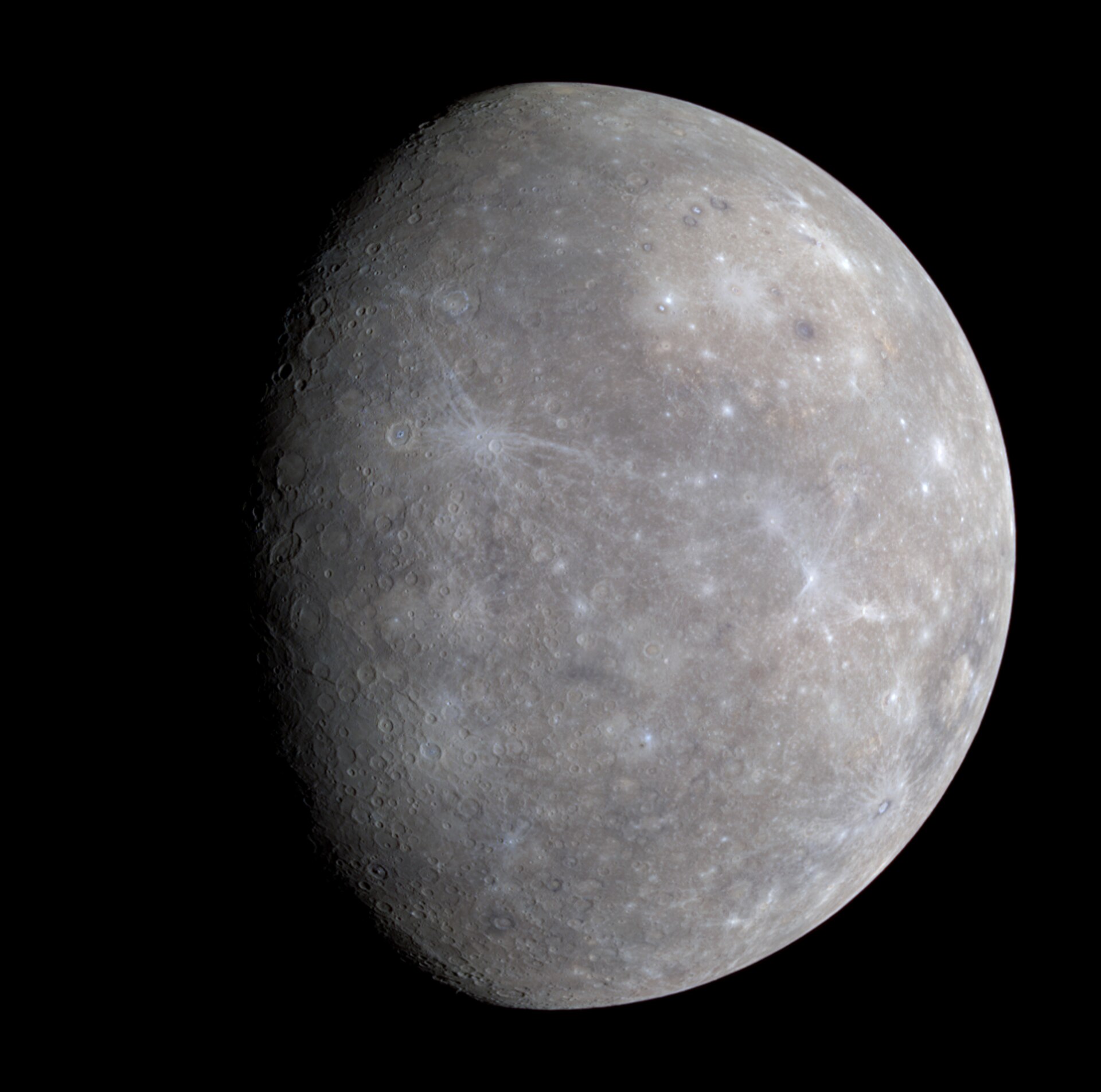 mercury planet surface