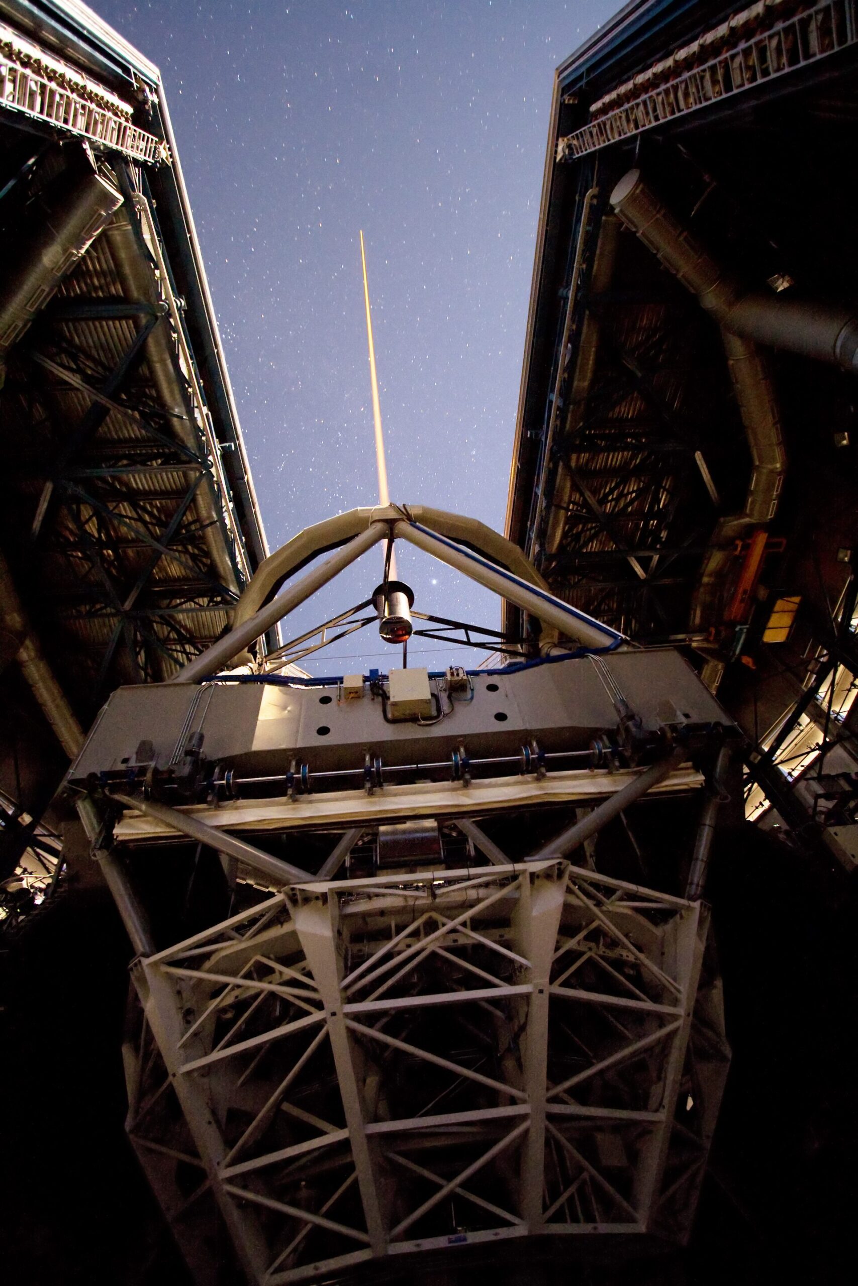 telescope dome laser beam